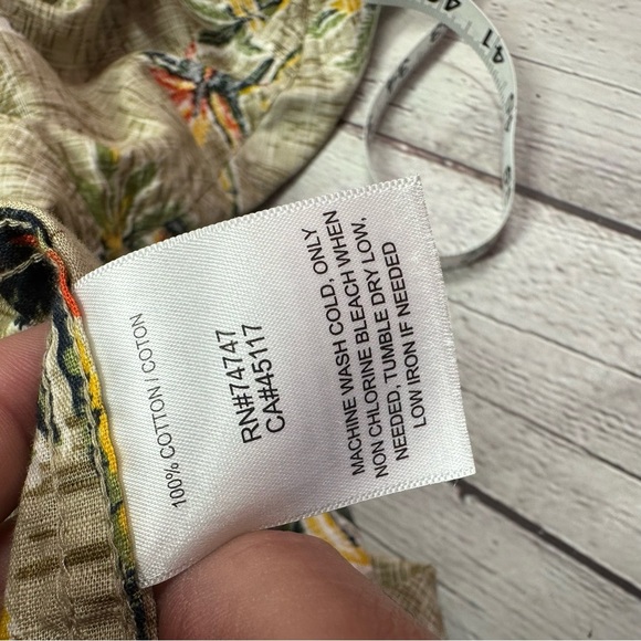 red head brand co. Casual Button Down Shirt Tropical palm tree Print sz 3XL - Picture 6 of 7